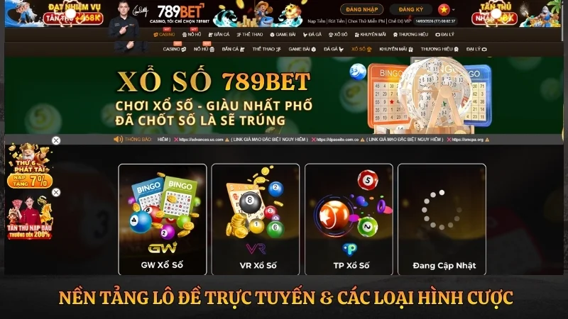 Xổ Số 789BET: Đánh Giá Sảnh Lô Đề Online & Tỷ Lệ Trả Thưởng Xổ Số 789BET: Đánh Giá Sảnh Lô Đề Online & Tỷ Lệ Trả Thưởng